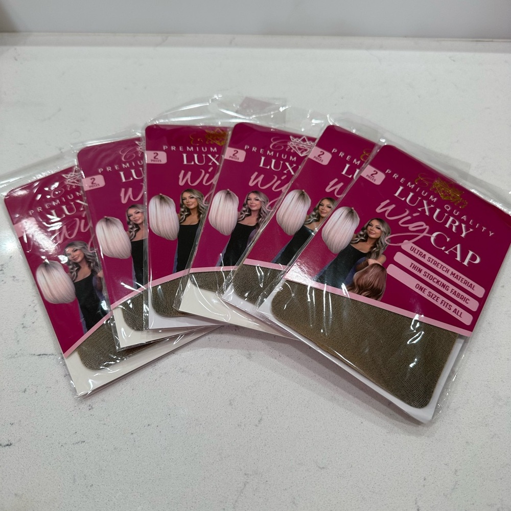 Chelsey Smith Luxury Wig Caps NWT 6 packs 12 caps total